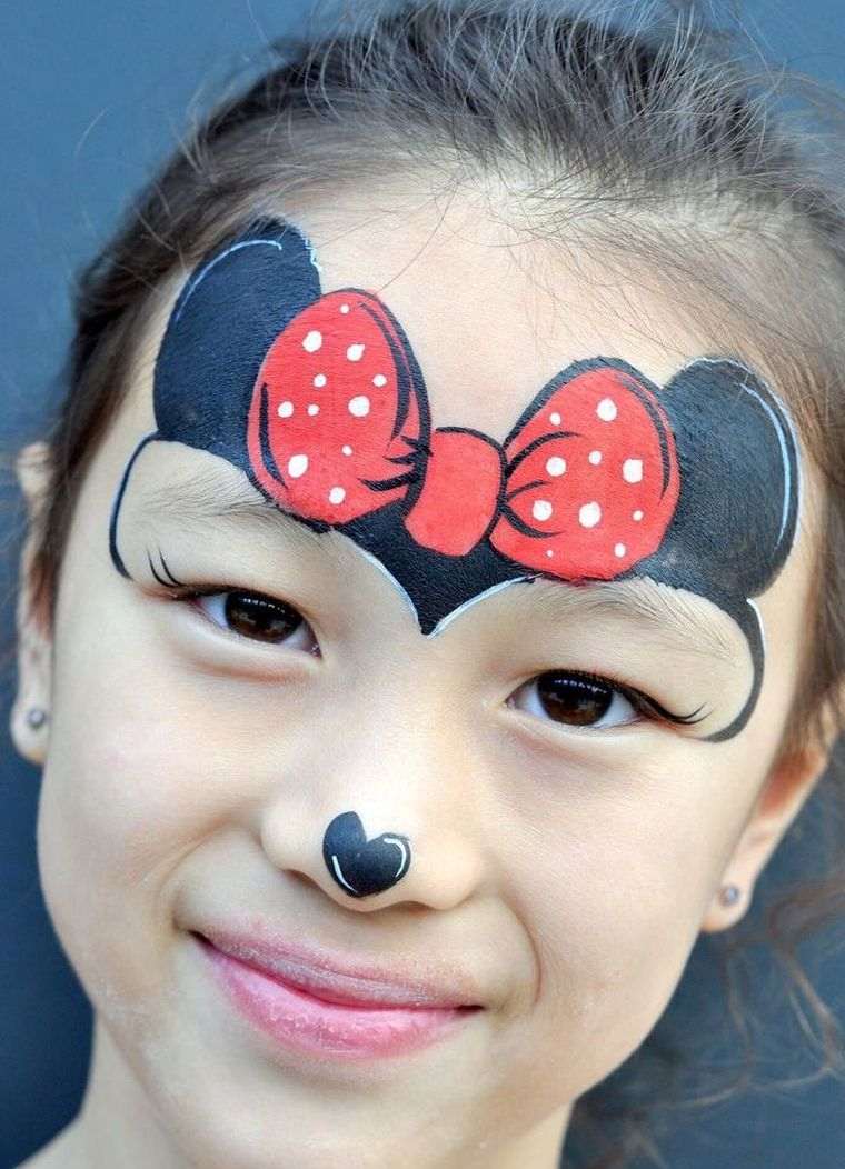 maquillage-fille-halloween-minie-mouse-idee