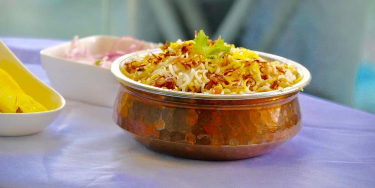 Cuisine indienne plat-recette-biriyani-riz