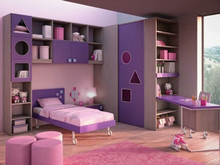 violet rose-chambre-enfant
