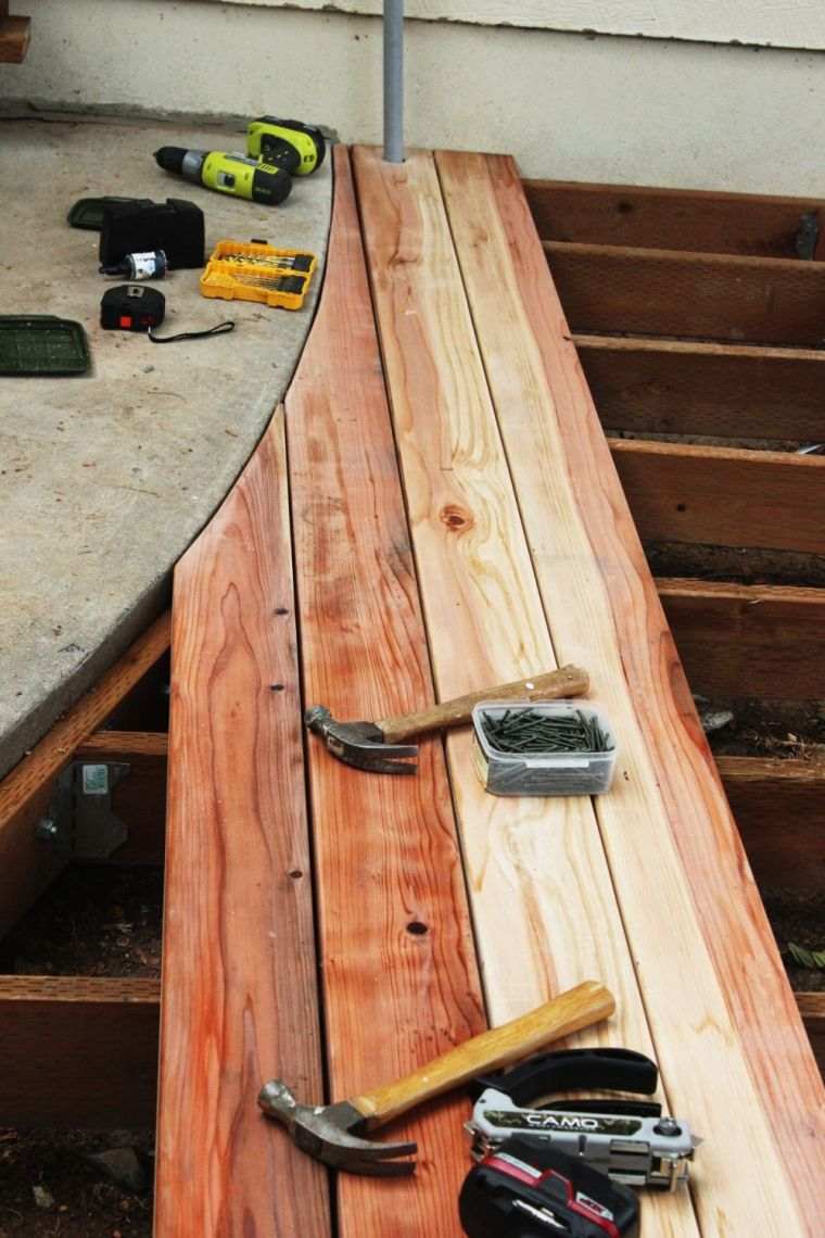 comment construire une terrasse en bois facile-guide-images