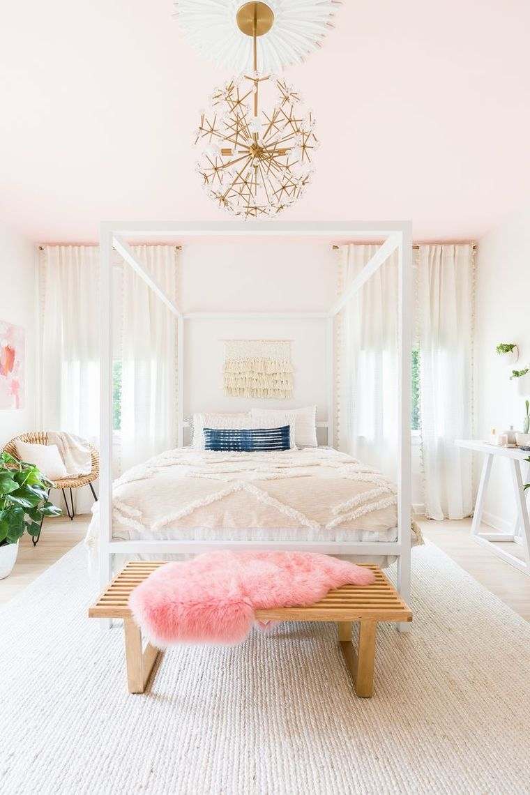 couleur-chambre-peinture-murale-rose-pale