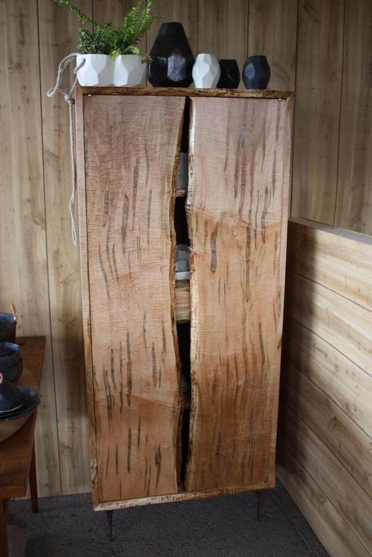 design organique meuble bois rustique artisanal