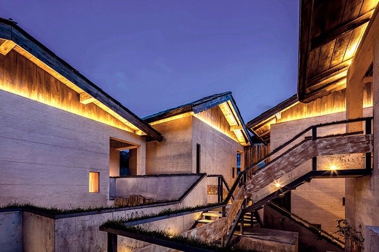 hôtel shangri-la design zen oriental architecture moderne