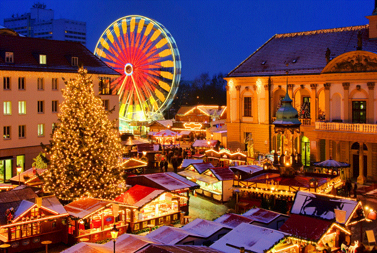 marché de Noël dresden-allemagne-festivites-decoration-foule