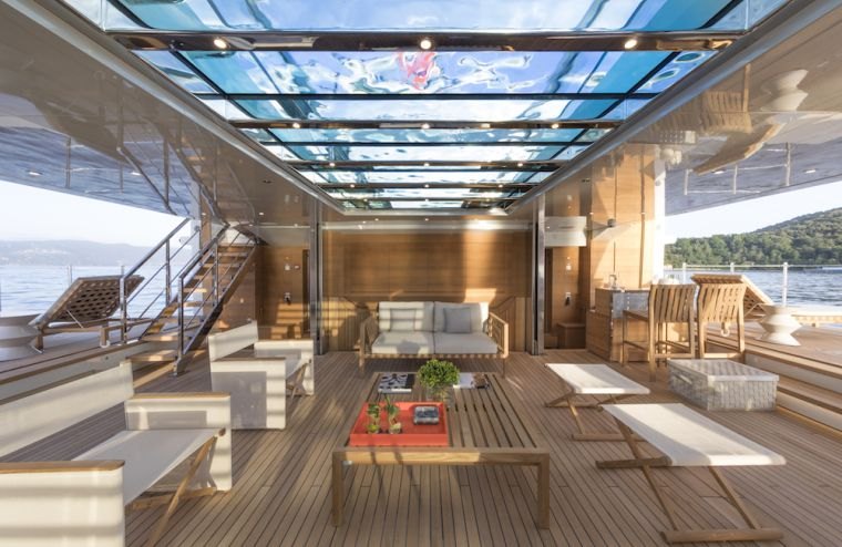 intérieur yacht de luxe salon-decoration-photo