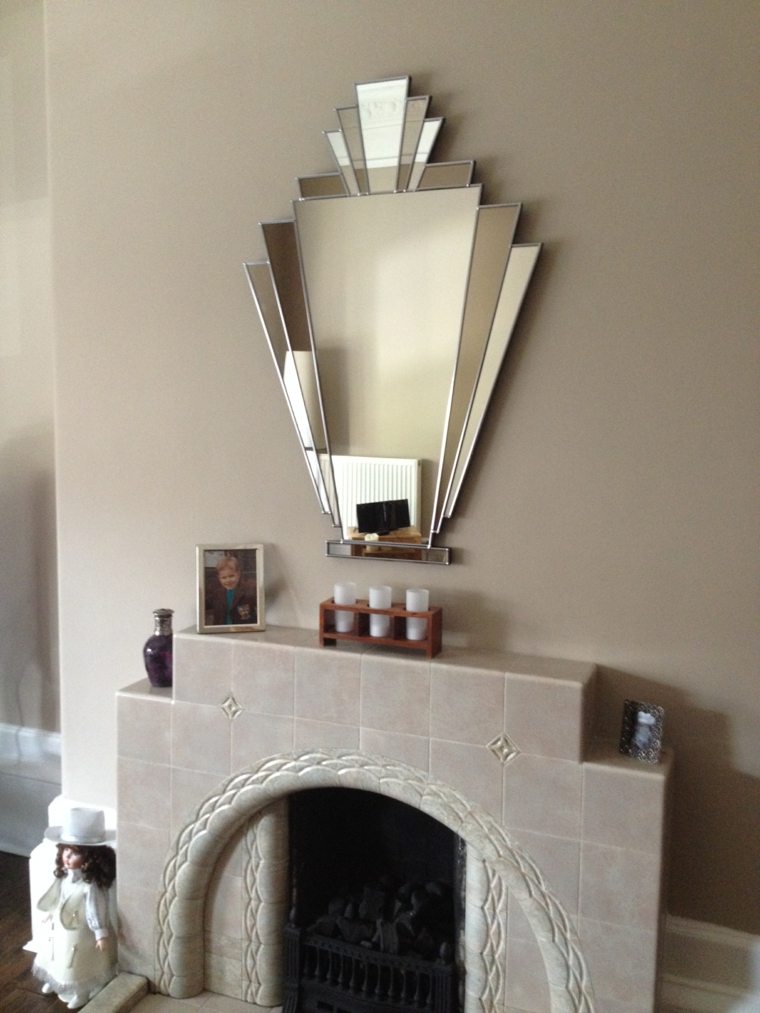 miroir art deco dominant-cheminee