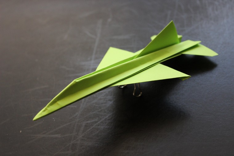 origami débutant avion origami facile modèle