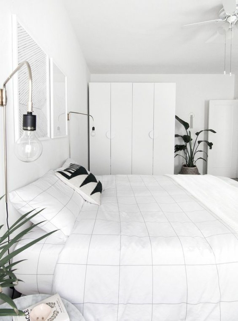 style minimaliste chambre-blanche