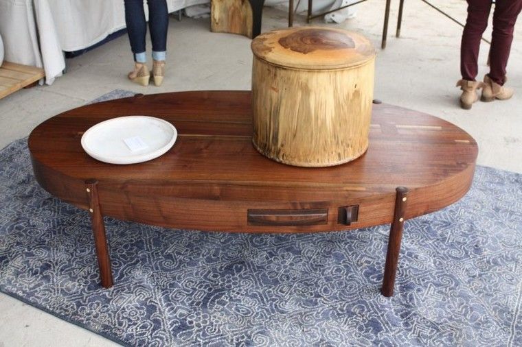 design organique table basse bois design