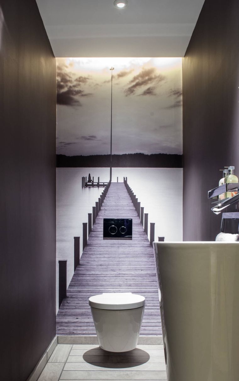 toilette suspendu wc-deco-murale-papier-peint-3D