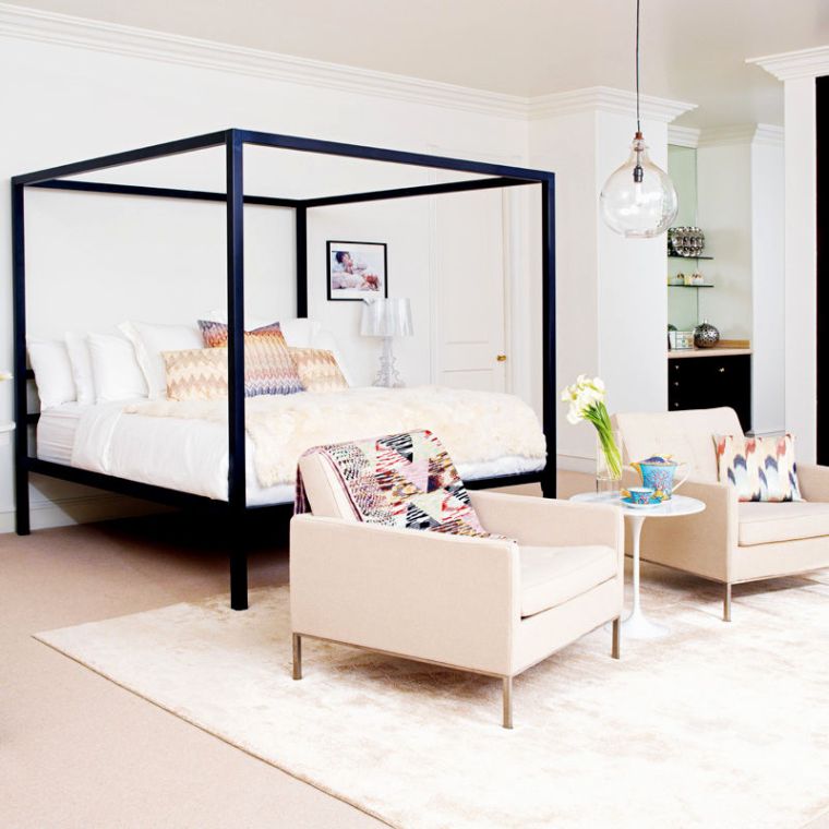 idee-deco-luxe-chambre-a-coucher-peinture-blanche-meubles
