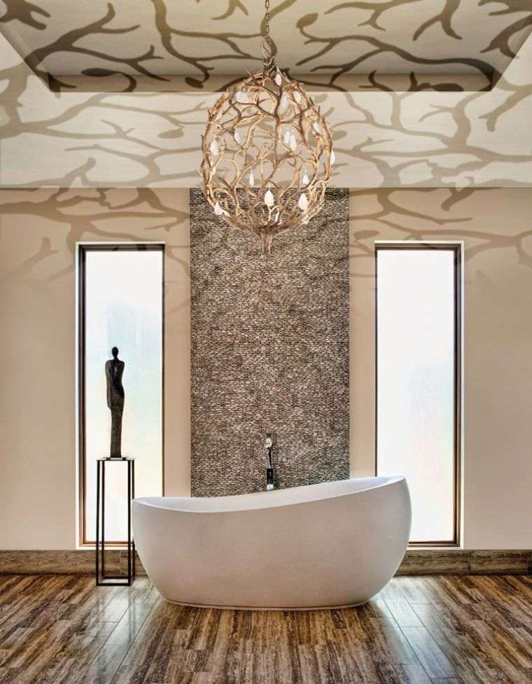 la déco salle de bain de luxe se décline en style glamour