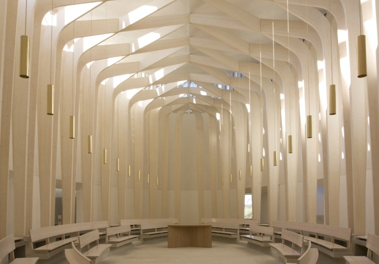 architecture contemporaine Bishop-Edward-King-Chapel-image-Niall-McLaughlin-Architects