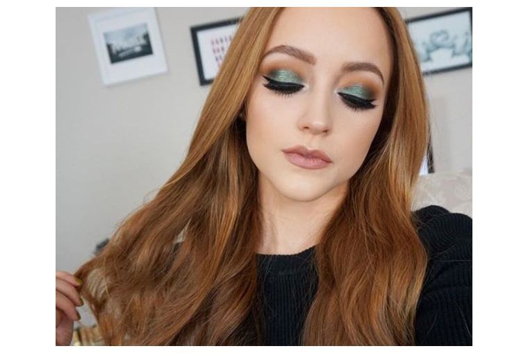 maquillage yeux marrons facile-fard-a-paupieres-vert
