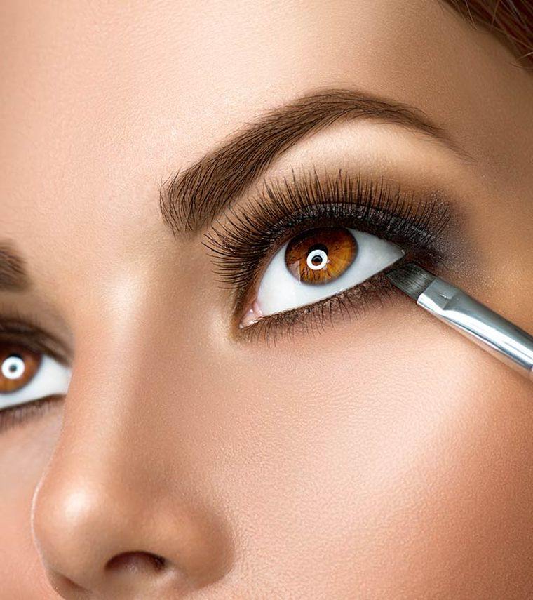 maquillage yeux marrons tutoriel-idee-photo-conseils