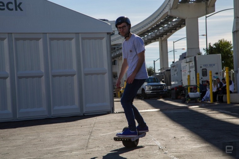 onewheel skateboard electrique-bitume