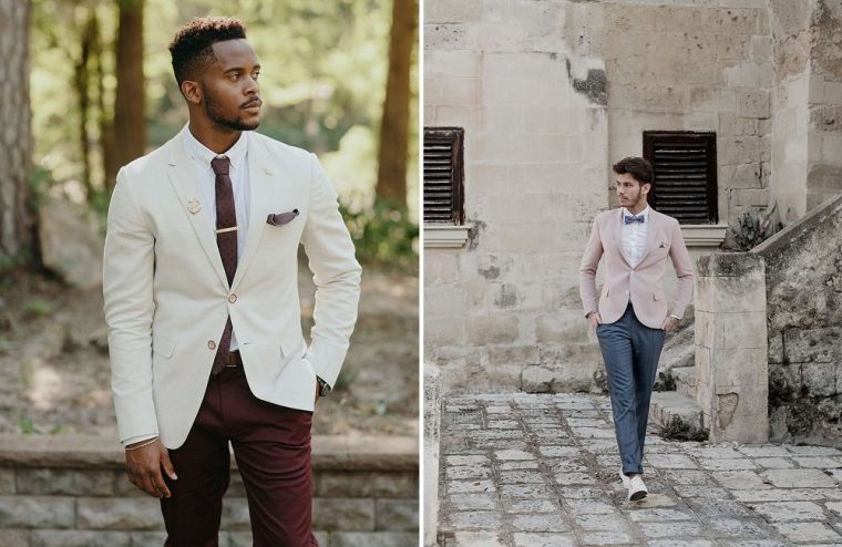 costume homme mariage veste-couleur-claire-tendances-2018