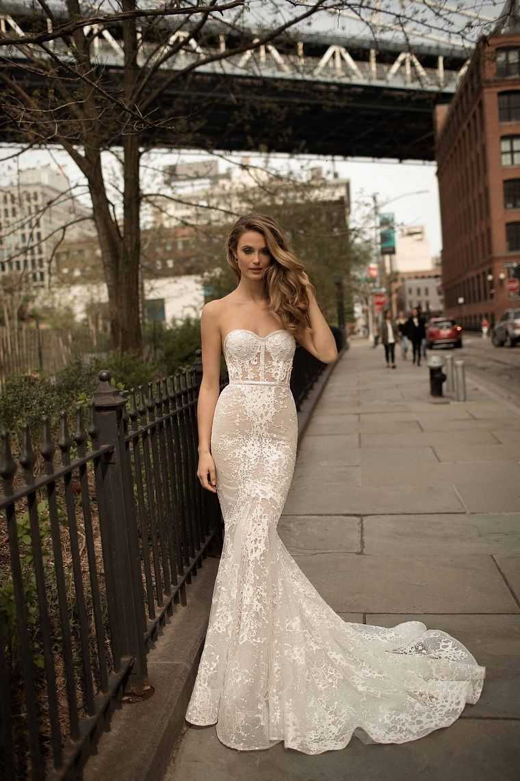 robe de mariage 2018 bustier-modele-sirene