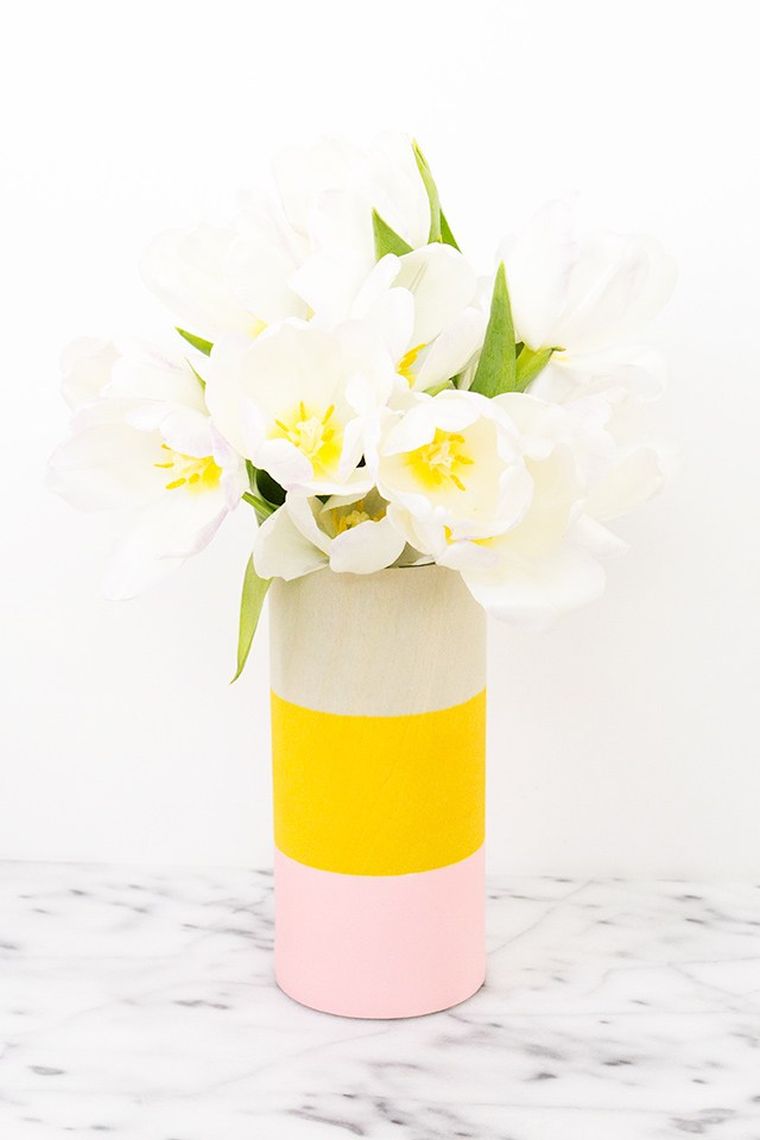 activites-manuelles-printemps-deco-vase-color-block