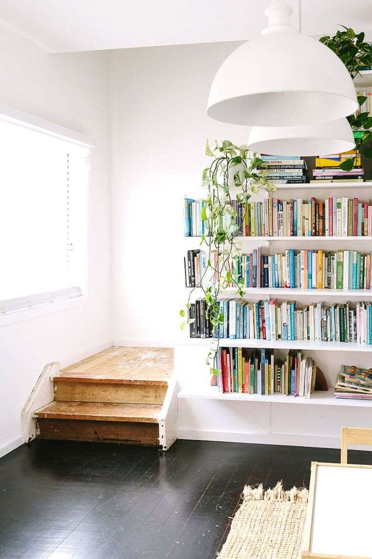 bibliotheque-maison-meuble-blanc-idee-separation-piece-bureau-petit-espace