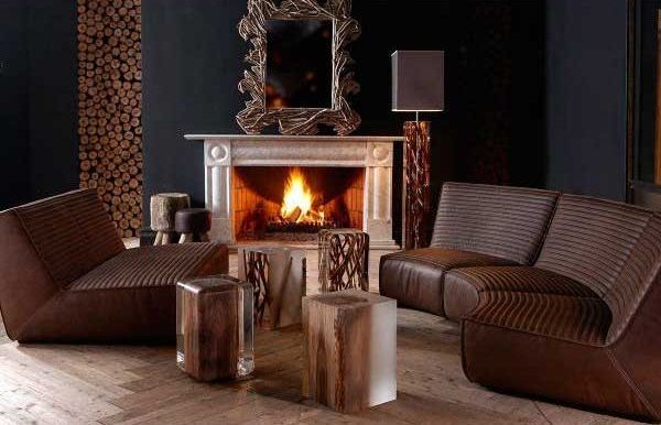 deco-luxe-salon-cheminee-marbre-table-basse-design-mobilier-chic