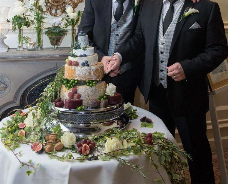 décoration gâteau mariage nature-deco-verte