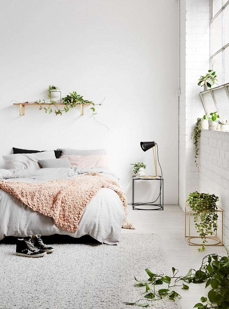 decoration-printemps-chambre-plantes-vertes-idee