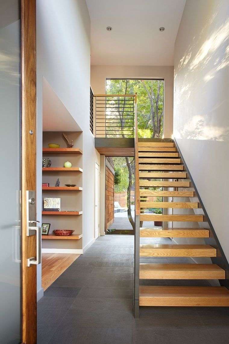 escalier-bois-interieur-design-moderne-photo