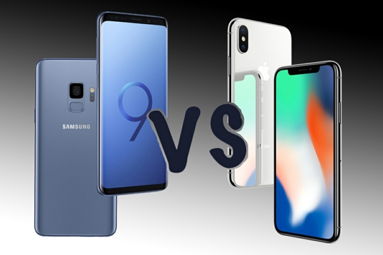 galaxy S9 samsung-vs-iPhone-X-lequel-choisir