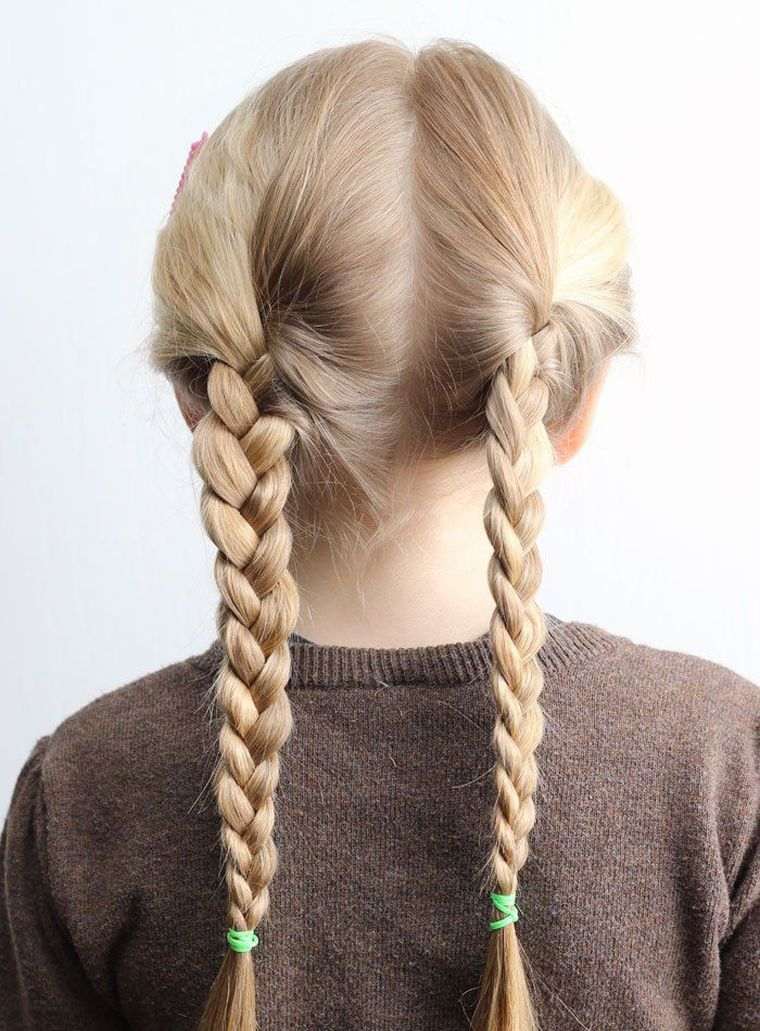 Einfache Frisur für kleine Mädchen: 20 Ideen, die nicht länger als 5 Minuten dauern! — Zaypa.com