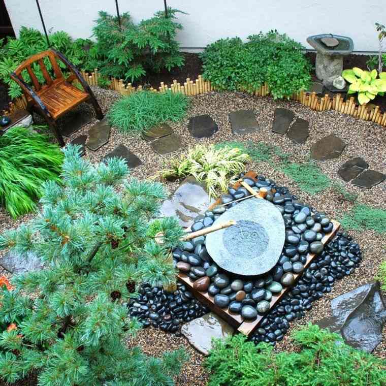 petit jardin japonais idee-amenagement-rocaillex-plantes