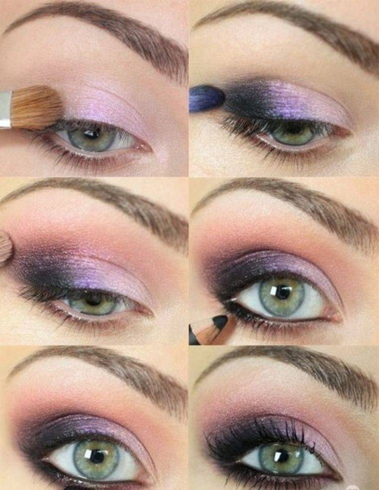 smokey-eye-maquillage-violet-rose-makeup-leger-tutoriel