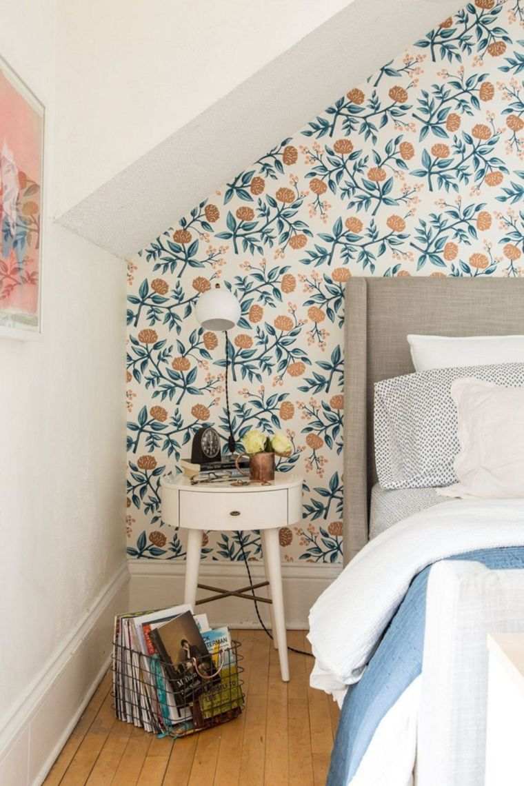 tapisserie-murale-moderne-theme-printemps-chambre-deco