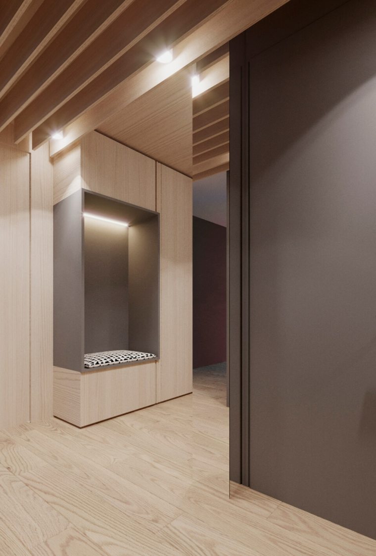 appartement Pologne couloir-hi-light-architectes