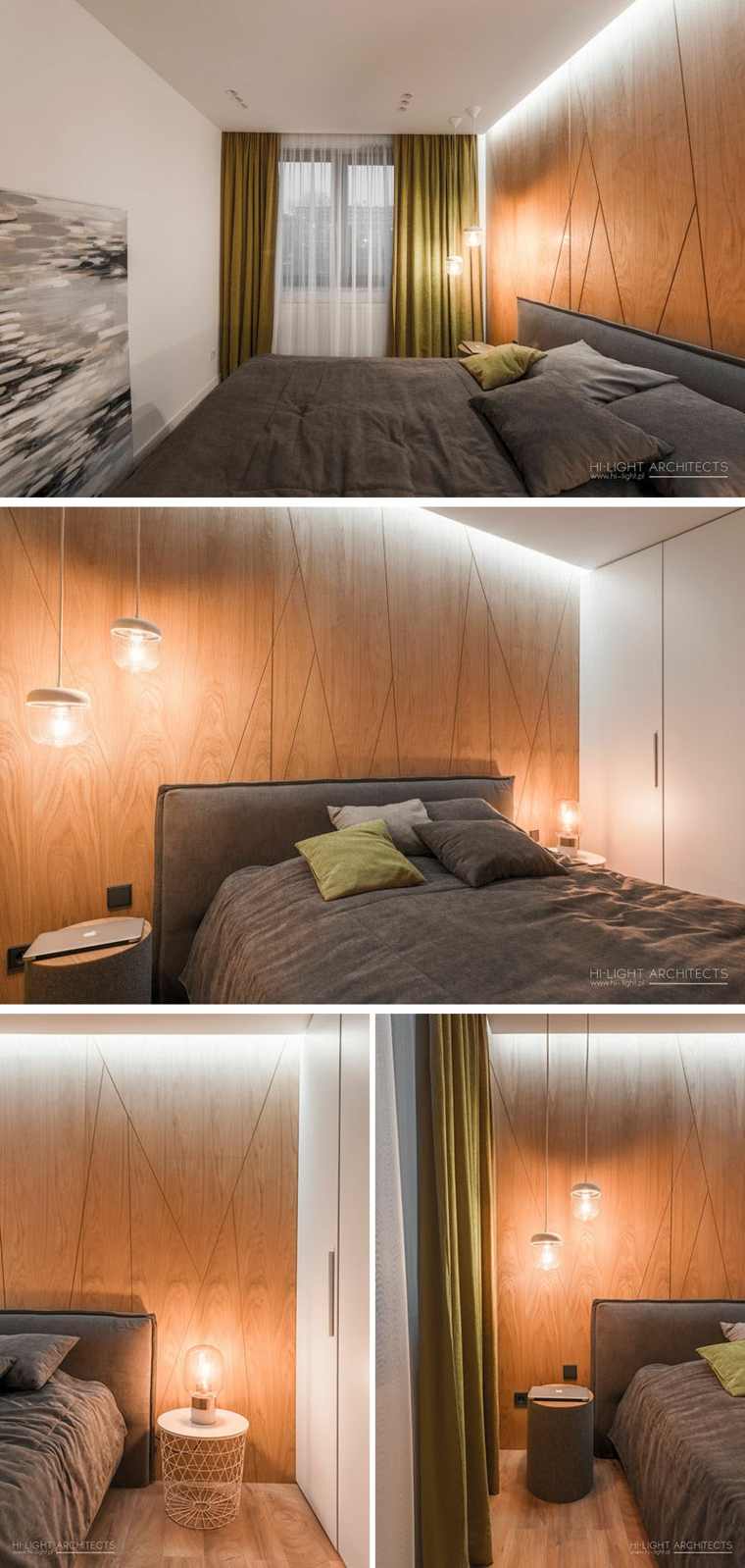 appartement Pologne hi-light-architectes-chambre-moderne