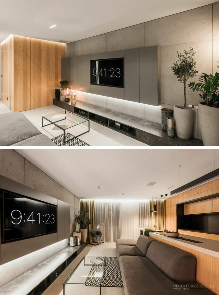 appartement Pologne hi-light-architectes-sejour-moderne
