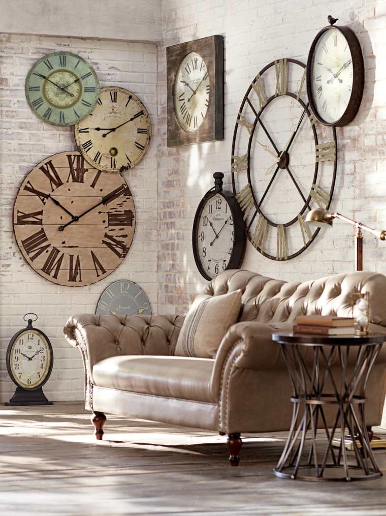 deco-mur-vintage-horloges