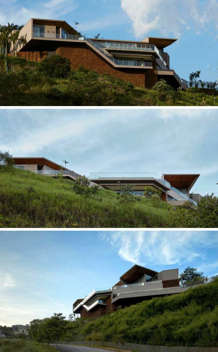 maison de la montagne Bresil-design-Anastasia-Arquitetos-vue-ensemble-exterieur