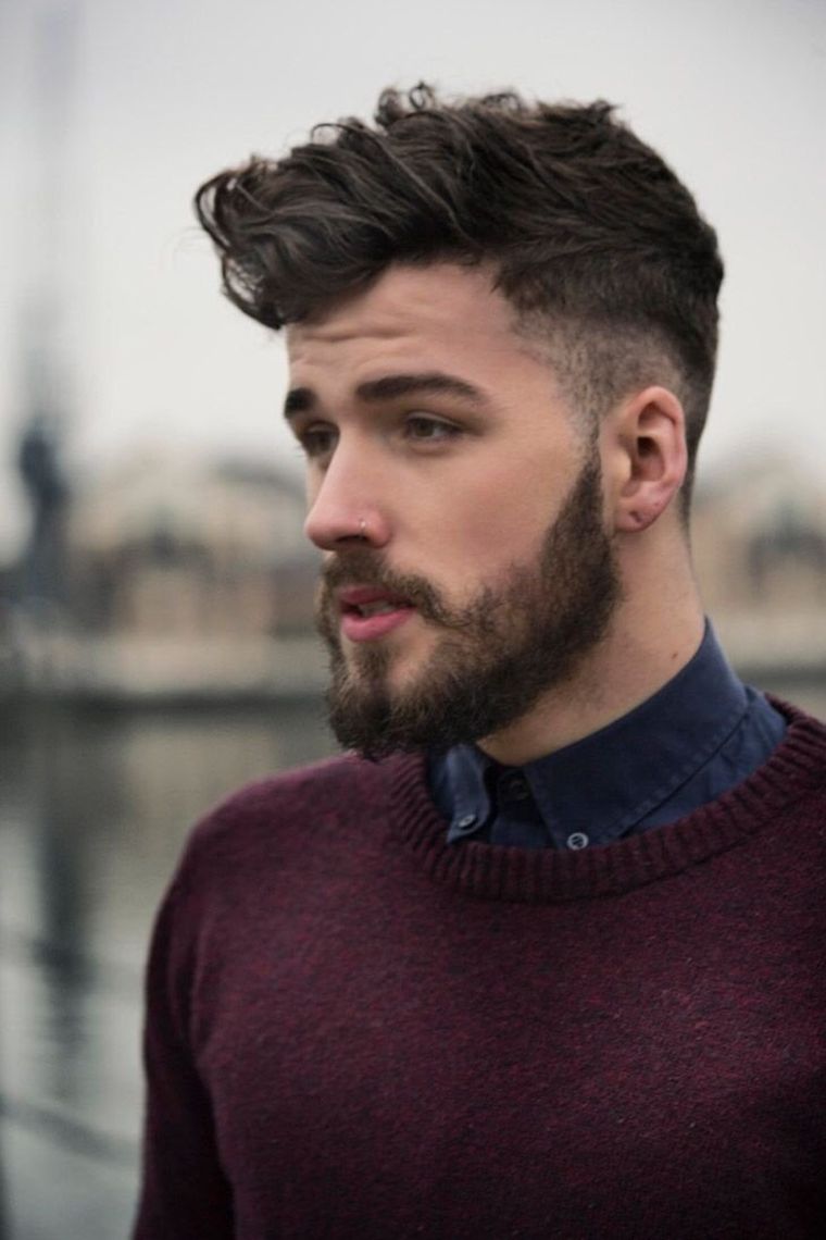 barbe-homme-courte-coiffure