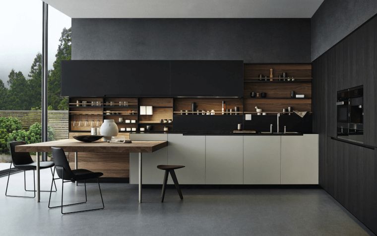 credence-cuisine-bois-mobilier-design-noir