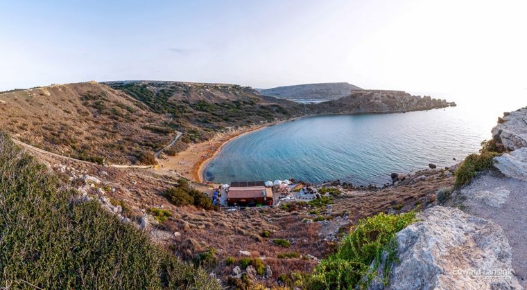 croisière en Méditerranée plage-ghajn-tuffieha-malta