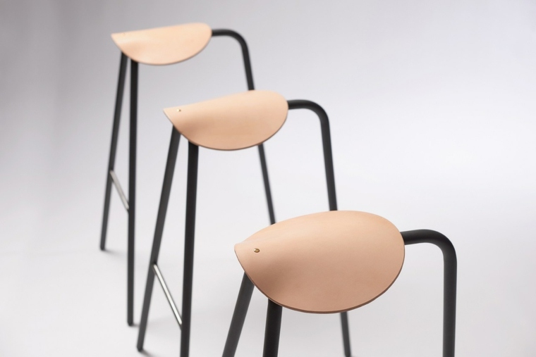 chaise en cuir haute-Jordi-Ribaudí-design