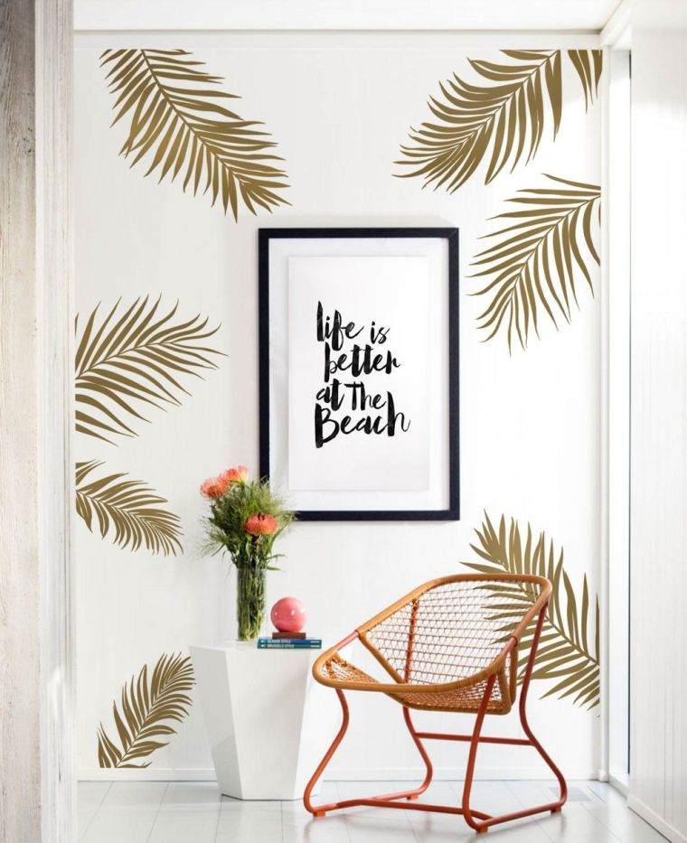décoration chambre de bébé style-tropical