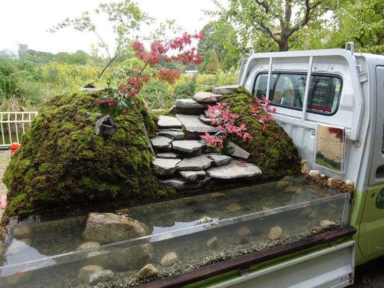 mini jardin japonais kei tora camionnette japon
