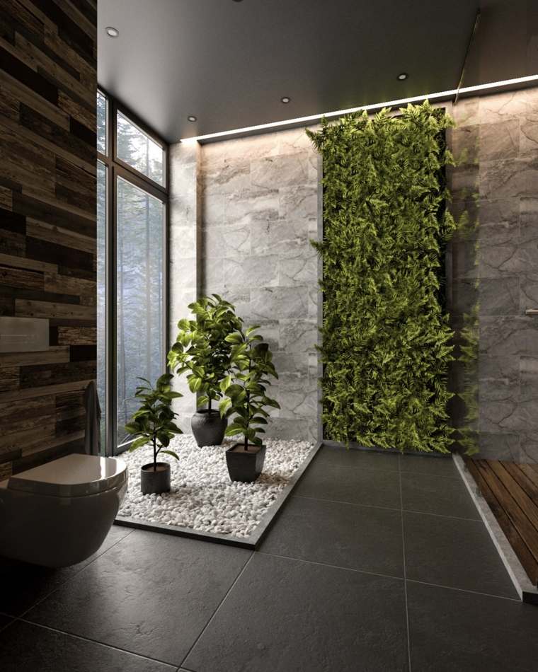 salle de bain design luxe verdure-interieur