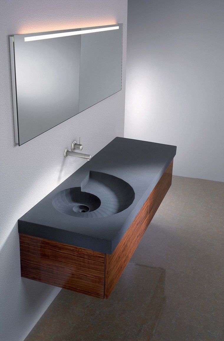 lavabo salle de bain moderne design intérieur aménagement