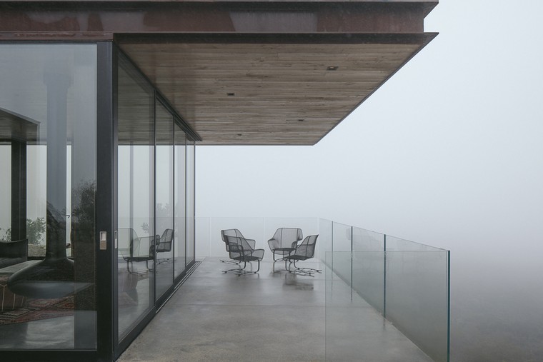 maison en Californie design terrasse moderne