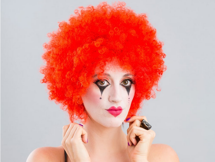 Maquillage-Halloween-Clown-effrayant