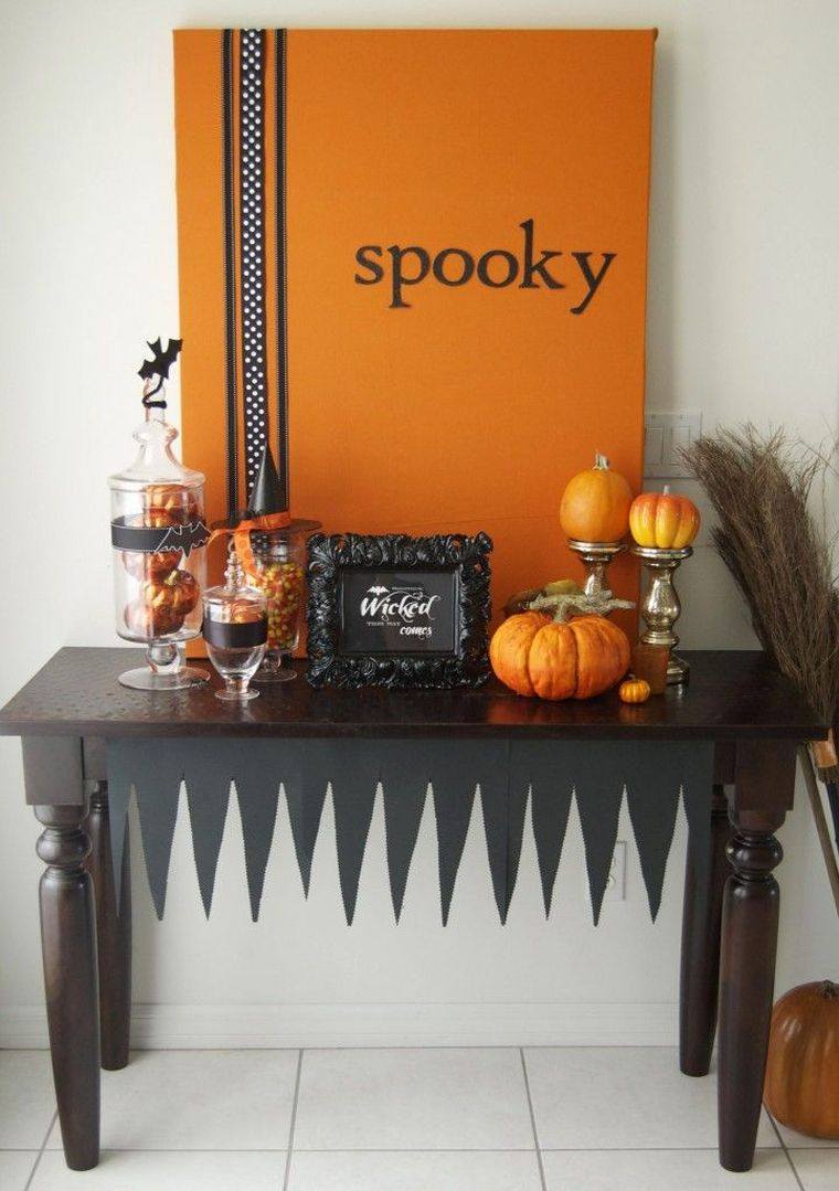 idee-deco-halloween-table-console-orange-noir