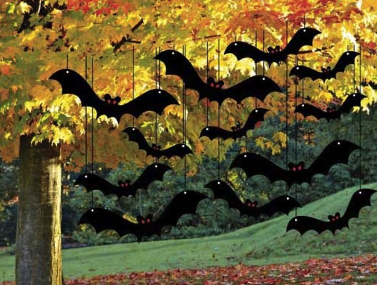 Halloween-Chauves-souris-suspendues